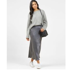 Outerknown - Regan Slip Skirt - Galaxy Gray